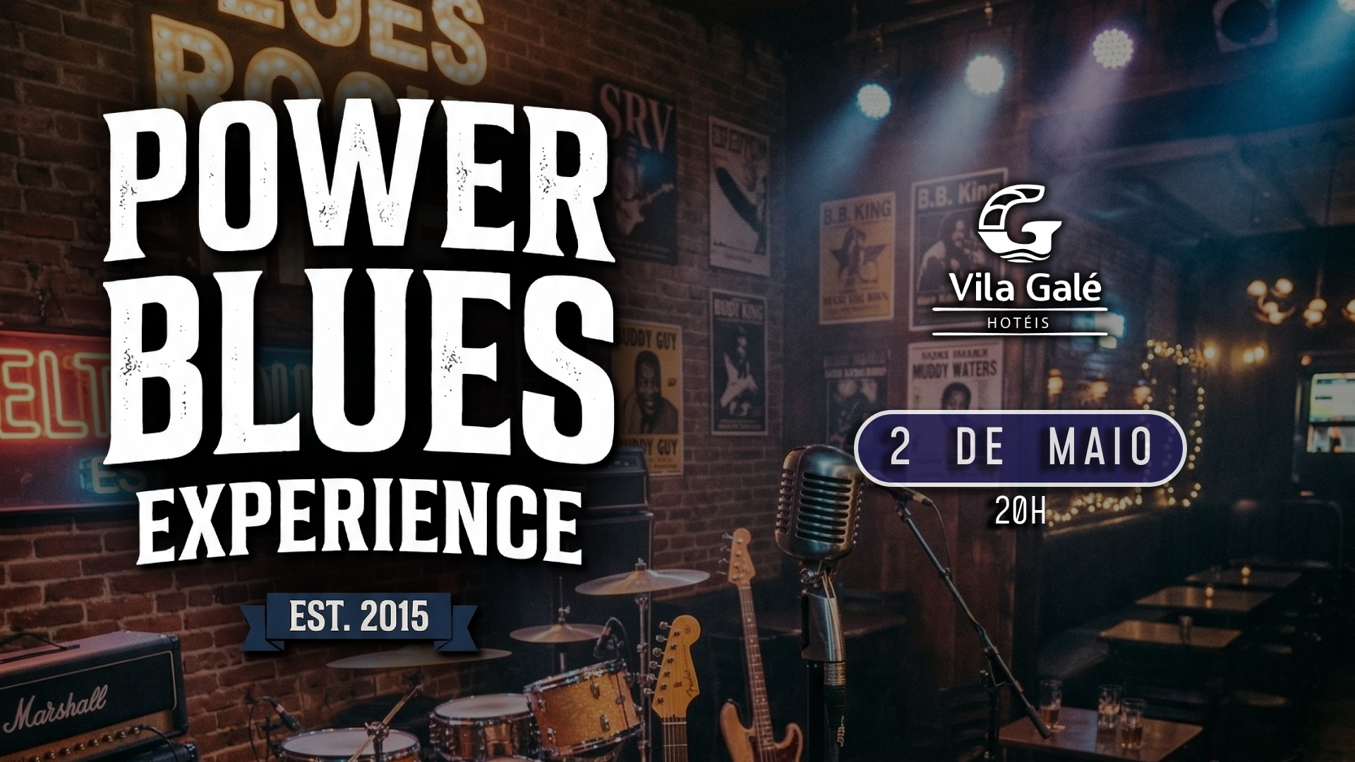 Power Blues Experience toca Gary Moore, Stevie Ray Vaughan, Jimi Hendrix e mais