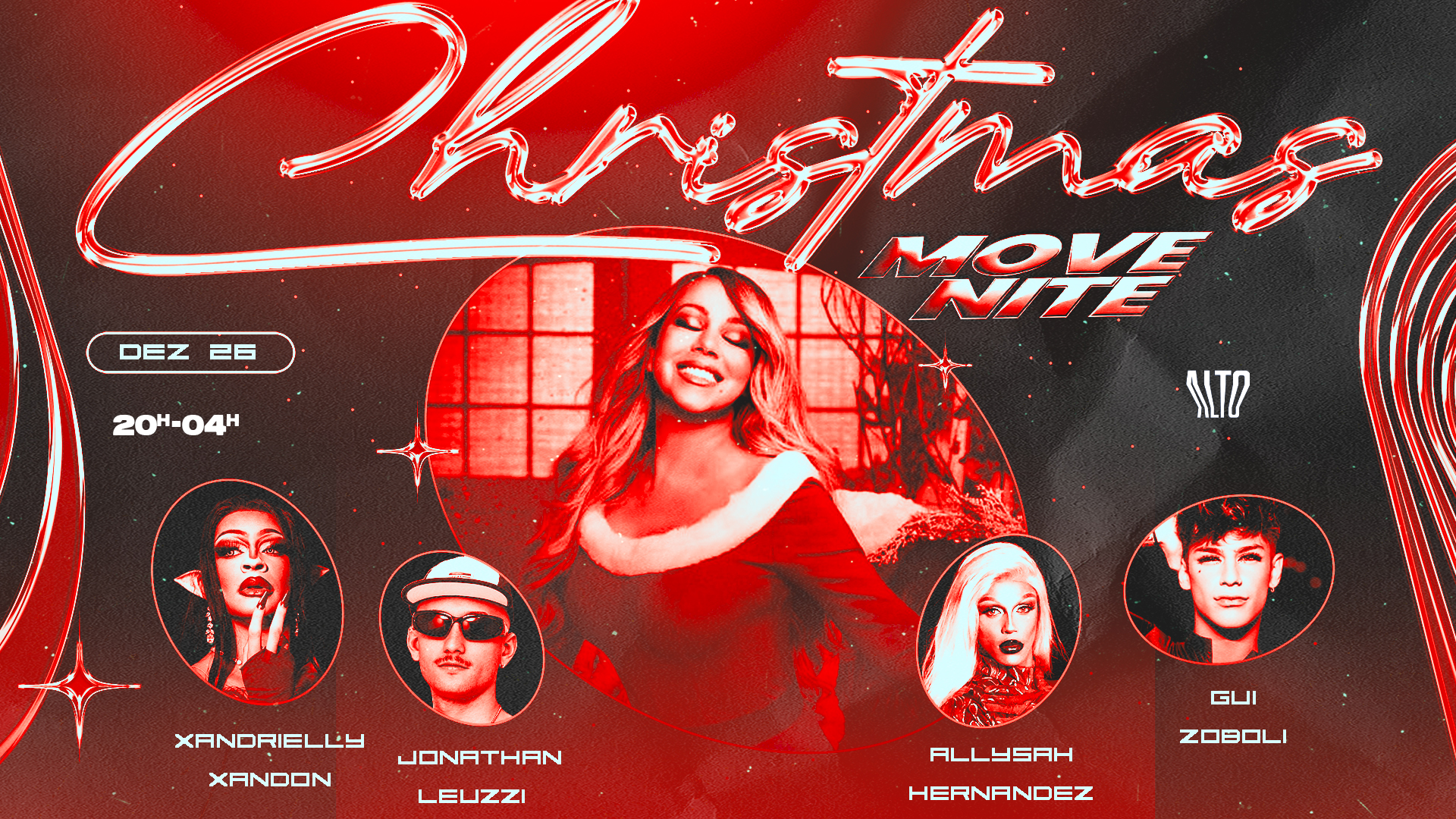 Move Nite | Pop, Funk e House | Entrada Gratuita até 23h - Sexta-feira 26.12 no Bar Alto