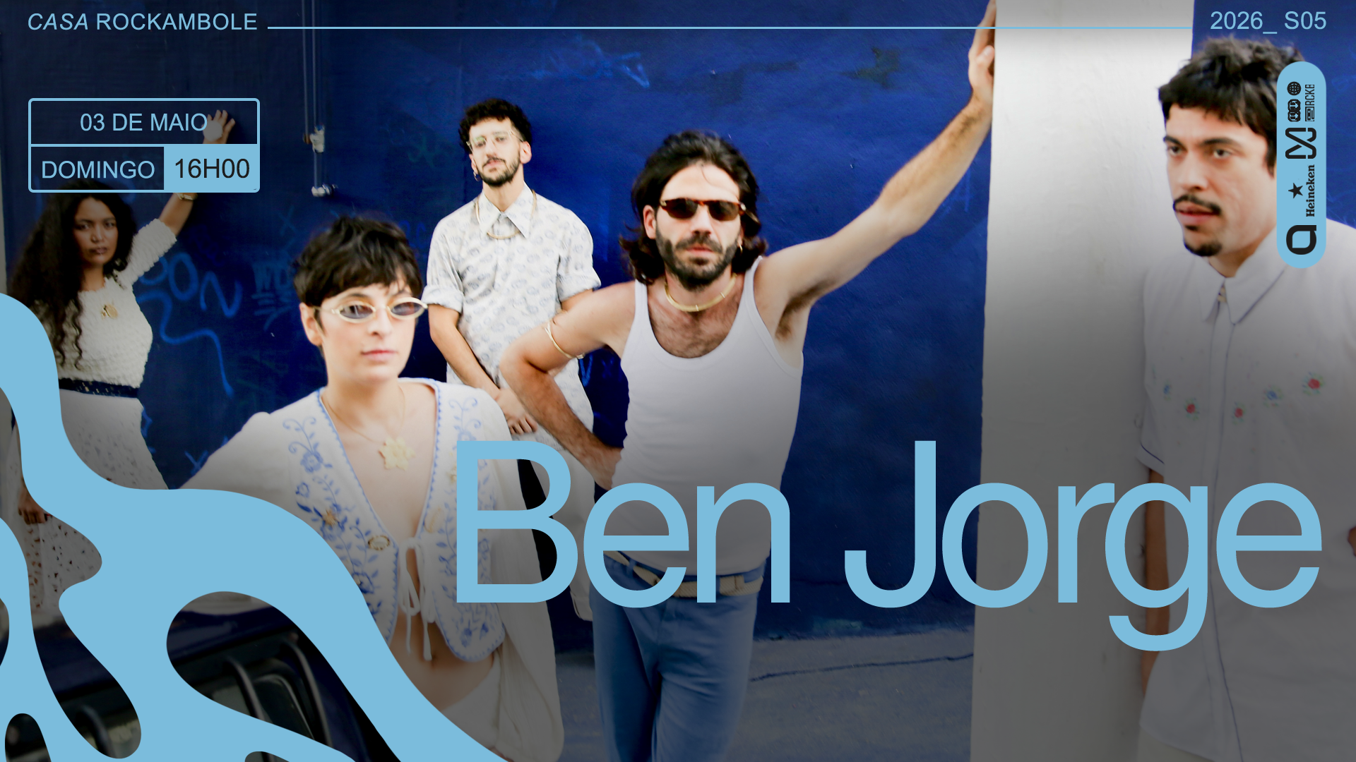 Ben Jorge na Casa Rockambole