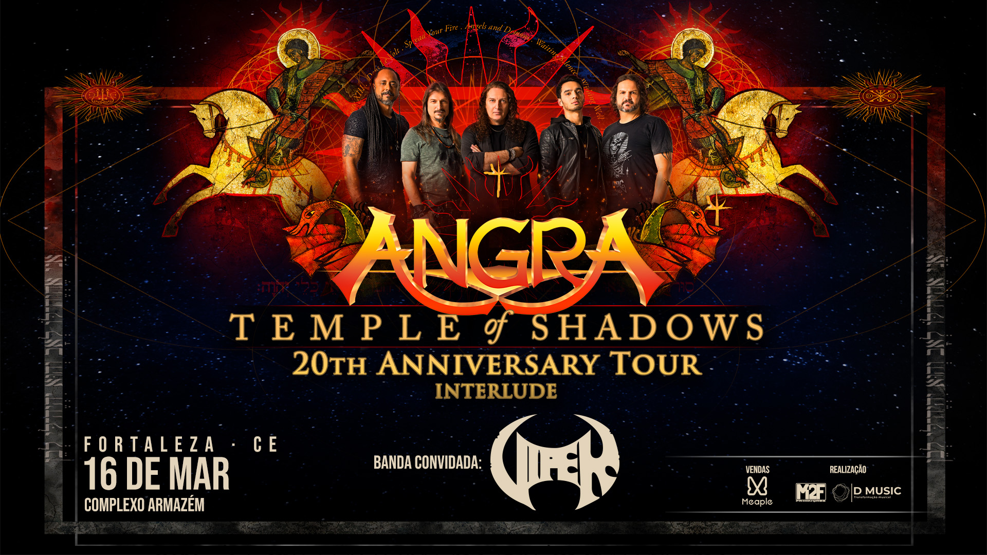 Angra e Viper em Fortaleza